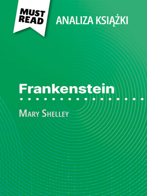 cover image of Frankenstein książka Mary Shelley (Analiza książki)